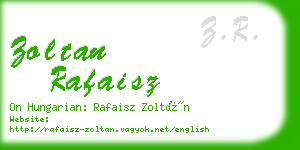 zoltan rafaisz business card